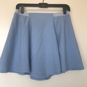 Baby blue skater skirt